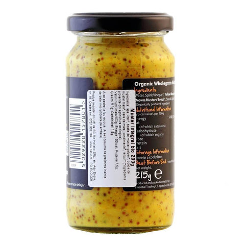 Mustar cu Boabe Integrale Bio 200g