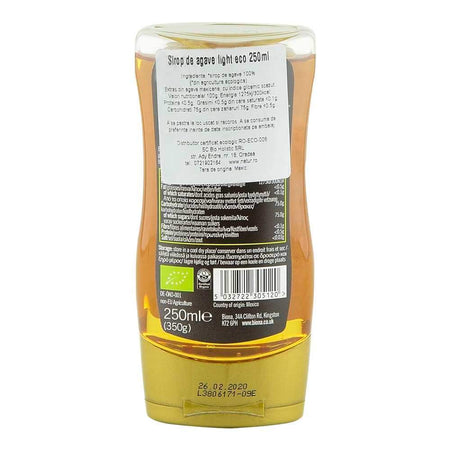 Sirop de Agave light Biona, bio, 250 ml