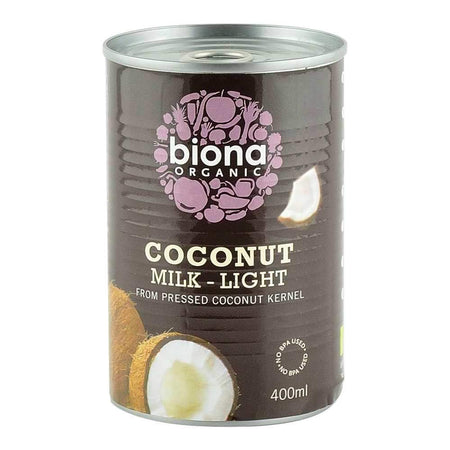 Lapte de Cocos light (9% grasime) Biona, bio, 400 ml