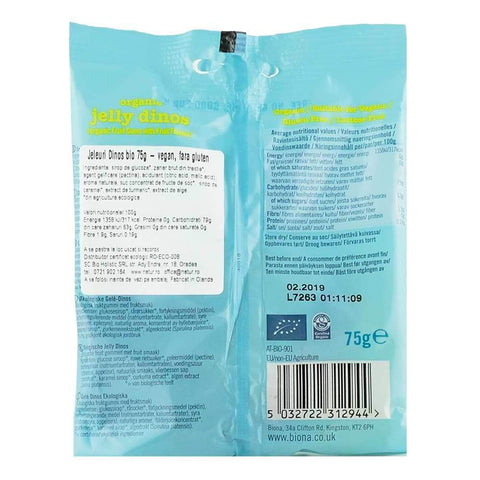 Jeleuri Dinos fara gluten Biona, bio, 75 g