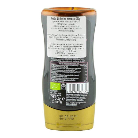 Nectar (sirop) din Flori de Cocos Biona, bio, 350 g