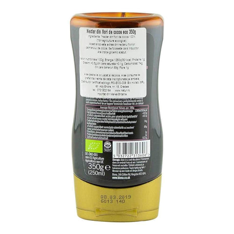 Nectar (sirop) din Flori de Cocos Biona, bio, 350 g