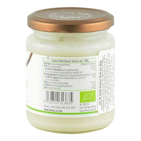 Unt de Cocos tartinabil Coconut BLISS Biona, bio, 250 g