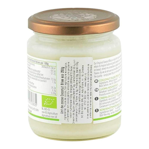 Unt de Cocos tartinabil Coconut BLISS Biona, bio, 250 g