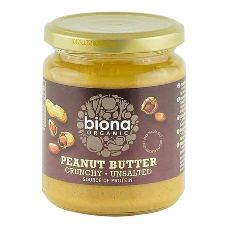 Unt de Arahide Crocant fara sare Biona, bio, 250 g