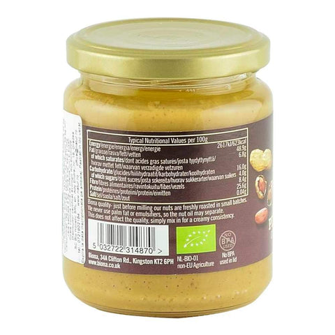 Unt de Arahide Crocant fara sare Biona, bio, 250 g