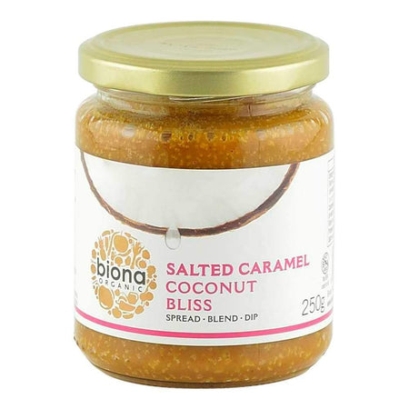 Unt de Cocos cu Sare de Himalaya si Caramel BLISS Biona, bio, 250 g
