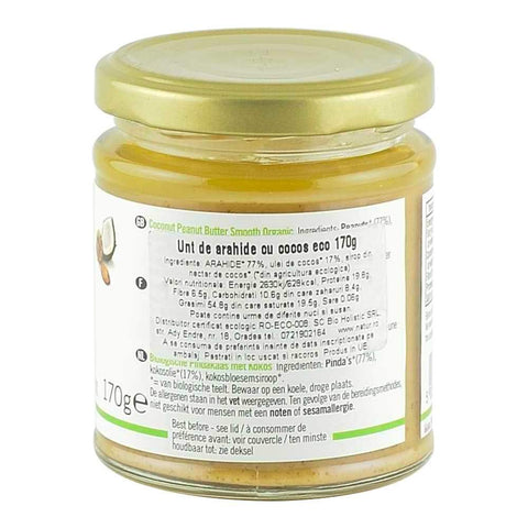 Unt de Arahide si Cocos Biona, bio, 170 g