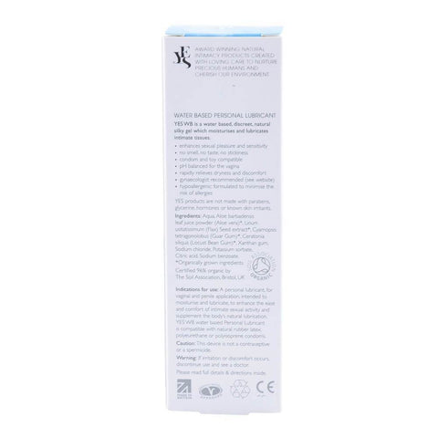 Lubrifiant intim Yes pe baza de apa, bio, 50 ml