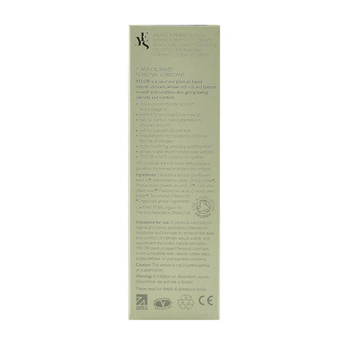 Lubrifiant intim Yes pe baza de ulei, bio, 40 ml