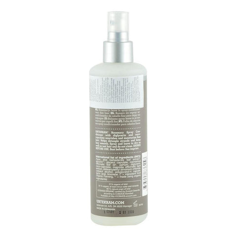 Spray balsam leave-in cu Rozmarin, pentru pentru par fin Urtekram, bio, 250 ml