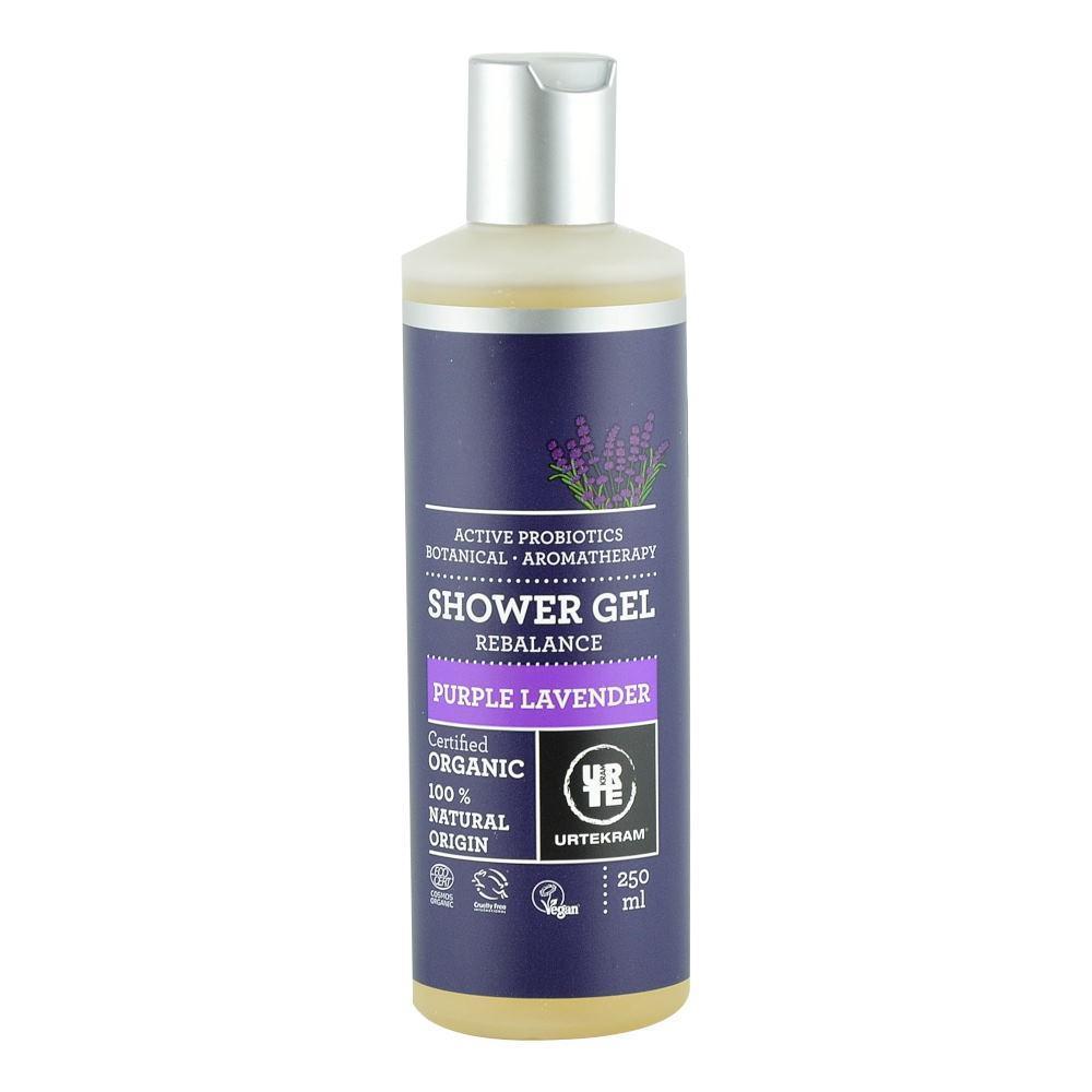 Gel de dus cu Lavanda si Probiotice Urtekram, bio, 250 ml