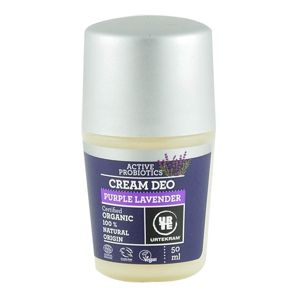 Deodorant roll-on cu Lavanda si probiotice Urtekram, bio, 50 ml
