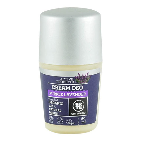 Deodorant roll-on cu Lavanda si probiotice Urtekram, bio, 50 ml
