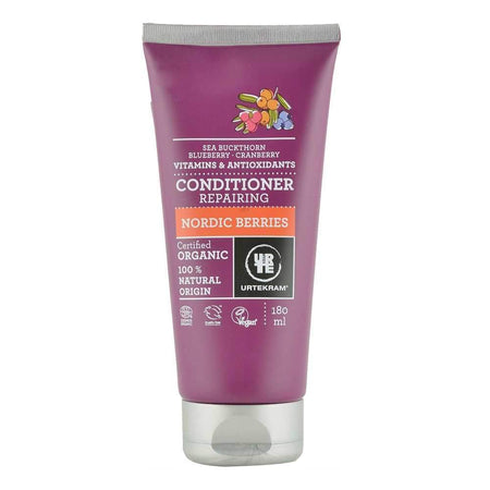 Balsam de par cu Fructe de padure pentru hidratare intensiva Urtekram, bio, 180 ml