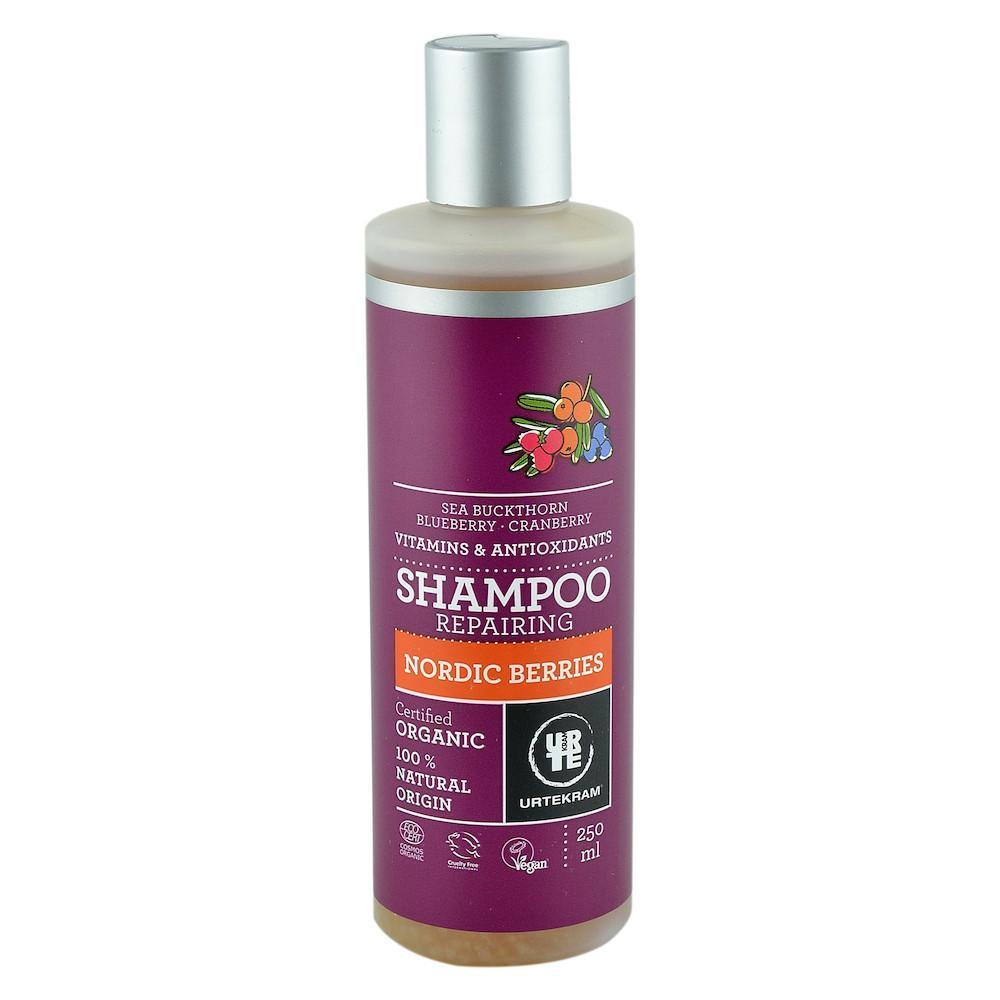 Sampon hidratant reparator cu Fructe de Padure Urtekram, bio, 250 ml