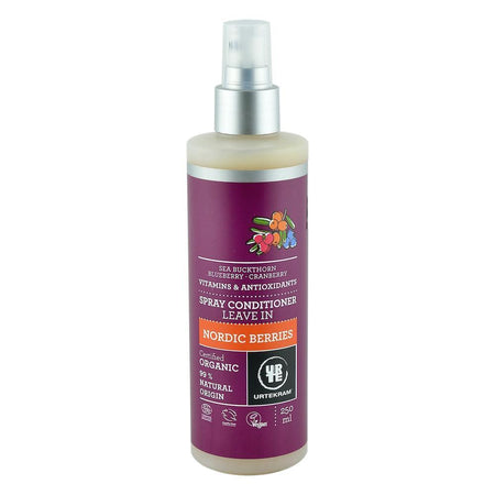 Spray balsam fara clatire cu Fructe de Padure Urtekram, bio, 250 ml