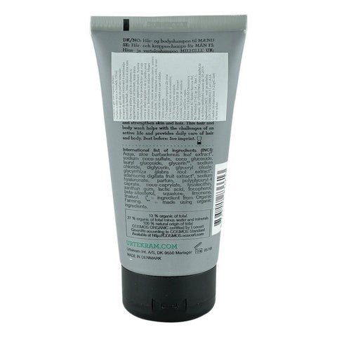 Gel dus si  sampon Aloe Baobab pentru barbati, Urtekram, bio, 150 ml