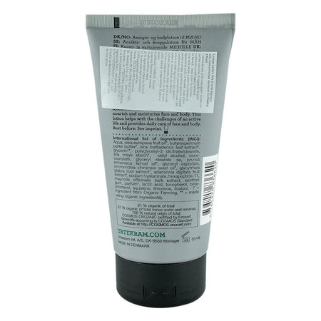 Lotiune de fata si corp Aloe Baobab pentru barbati, Urtekram, bio, 150 ml