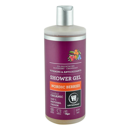 Gel dus reparator cu Fructe de Padure Urtekram, bio, 500 ml