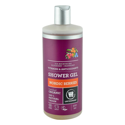 Gel dus reparator cu Fructe de Padure Urtekram, bio, 500 ml