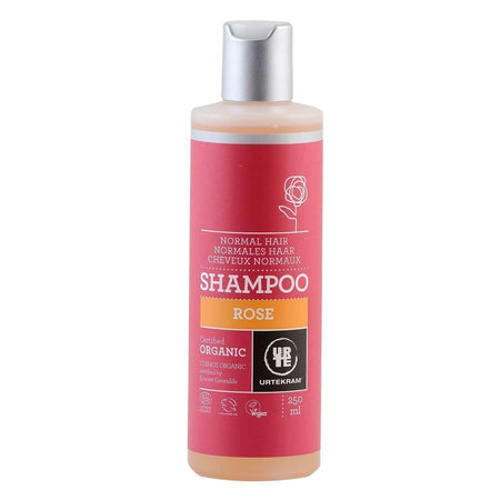 Sampon cu trandafir pentru toate tipurile de par Urtekram Rose, bio, 250 ml