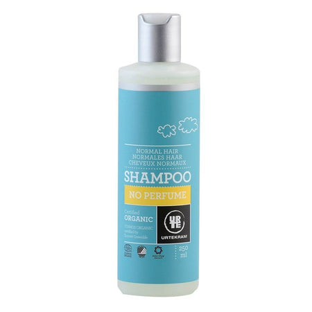 Sampon antialergenic pentru toate tipurile de par, Urtekram, fara parfum, bio, 250 ml