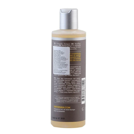 Sampon special antialergenic cu musetel pentru par blond, Urtekram Camomile, bio, 250 ml