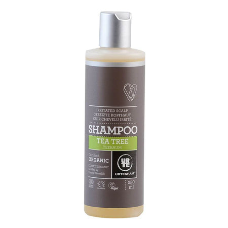 Sampon cu tea tree pentru scalp iritat, Urtekram Tea Tree, bio, 250 ml