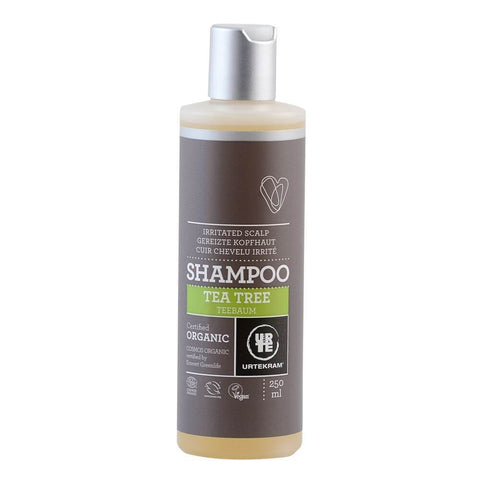 Sampon cu tea tree pentru scalp iritat, Urtekram Tea Tree, bio, 250 ml