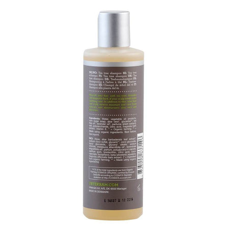 Sampon cu tea tree pentru scalp iritat, Urtekram Tea Tree, bio, 250 ml