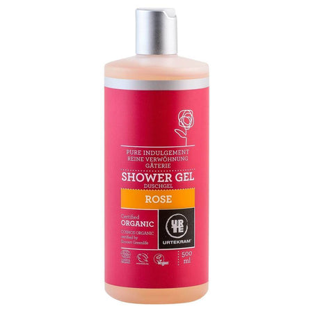 Gel de dus cu trandafiri Urtekram Rose, bio, 500 ml