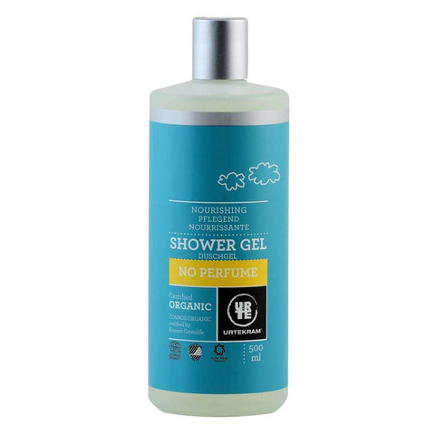 Gel de dus antialergenic hranitor Urtekram, fara parfum, bio, 500 ml