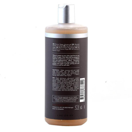 Gel de dus calmant cu zahar brun Urtekram Brown Sugar, bio, 500 ml
