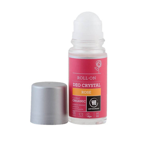 Deodorant roll-on cu trandafiri Urtekram Rose, bio, 50 ml
