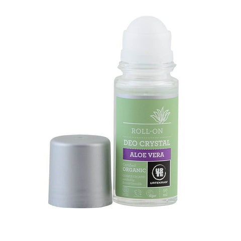 Deodorant roll-on cu aloe vera Urtekram Aloe Vera, bio, 50 ml