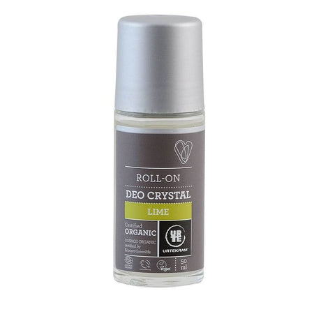 Deodorant roll-on cu lamaie verde Urtekram Lime, bio, 50 ml