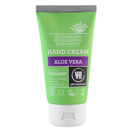 Crema de maini regeneranta cu aloe vera Urtekram Aloe Vera, bio, 75 ml - Republica BIO