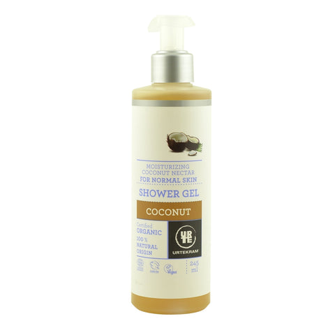 Gel dus cu nectar de cocos pentru piele normala Urtekram Coconut, bio, 245 ml