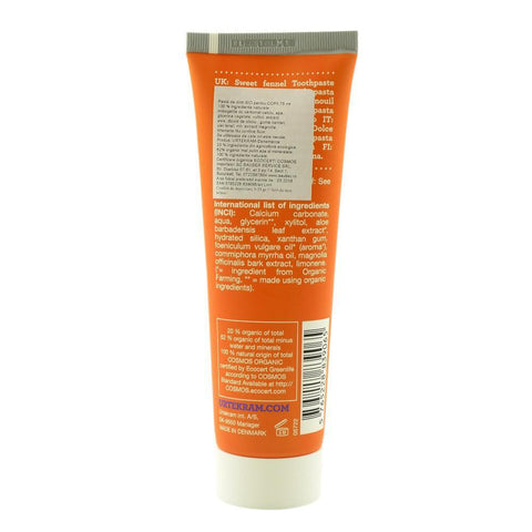 Pasta de dinti fara fluor pentru copii Urtekram Original, bio, 75 ml