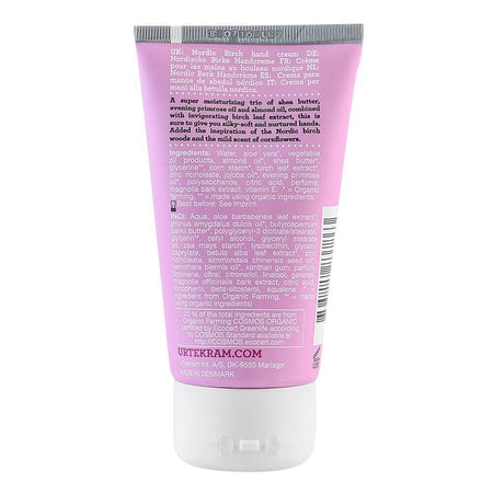 Crema de maini ultrahidratanta cu mesteacan Urtekram Nordic Birch, bio, 75 ml - Republica BIO