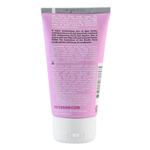 Crema de maini ultrahidratanta cu mesteacan Urtekram Nordic Birch, bio, 75 ml - Republica BIO