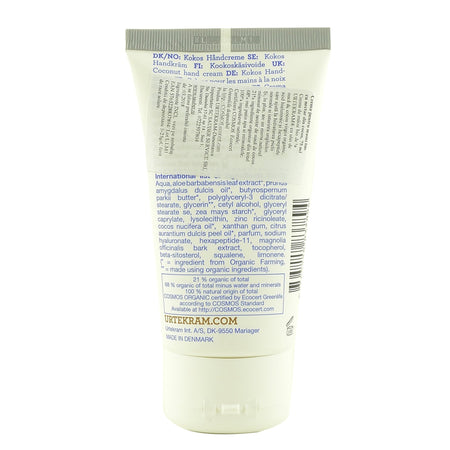 Crema de maini cu nectar de cocos Urtekram Coconut, bio, 75 ml - Republica BIO
