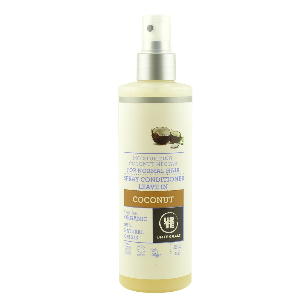 Spray balsam pentru par normal cu nectar de cocos Urtekram Coconut, bio, 250 ml