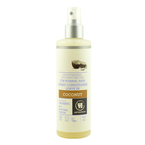 Spray balsam pentru par normal cu nectar de cocos Urtekram Coconut, bio, 250 ml