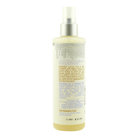 Spray balsam pentru par normal cu nectar de cocos Urtekram Coconut, bio, 250 ml