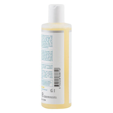 Gel de dus antialergenic pentru bebelusi Urtekram, fara parfum, bio, 250 ml
