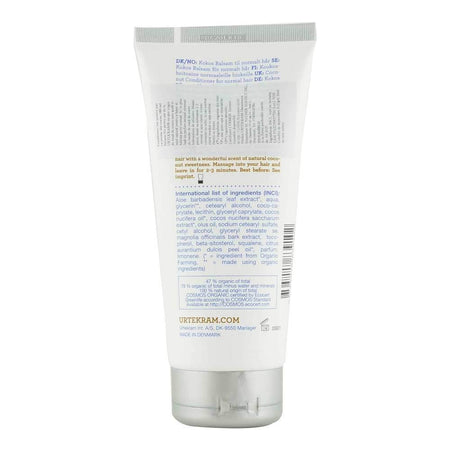 Balsam de par cu Cocos pentru toate tipurile de par Urtekram, bio, 180 ml