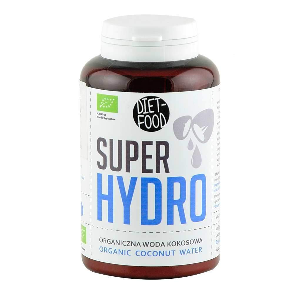 Super Hydro, apa de cocos pudra, Diet Food, bio, 150 g