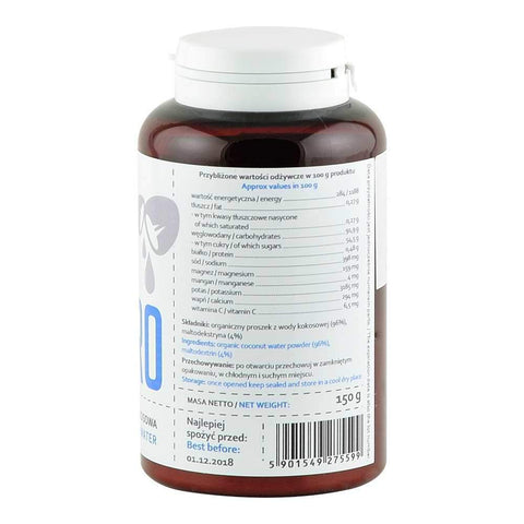 Super Hydro, apa de cocos pudra, Diet Food, bio, 150 g